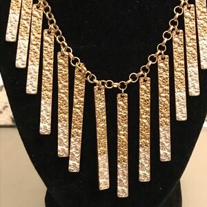 Elegant Gold Statement Necklace